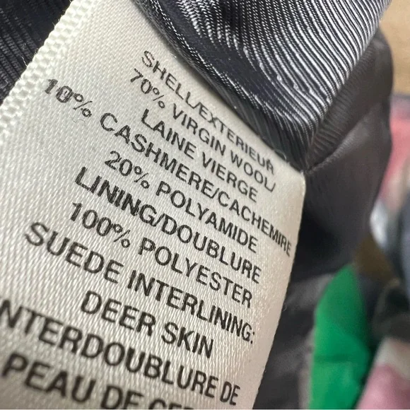 Babaton Howell Virgin Wool & Cashmere Double Breasted Coat - Heather Grey- Small - Picture 4 of 9